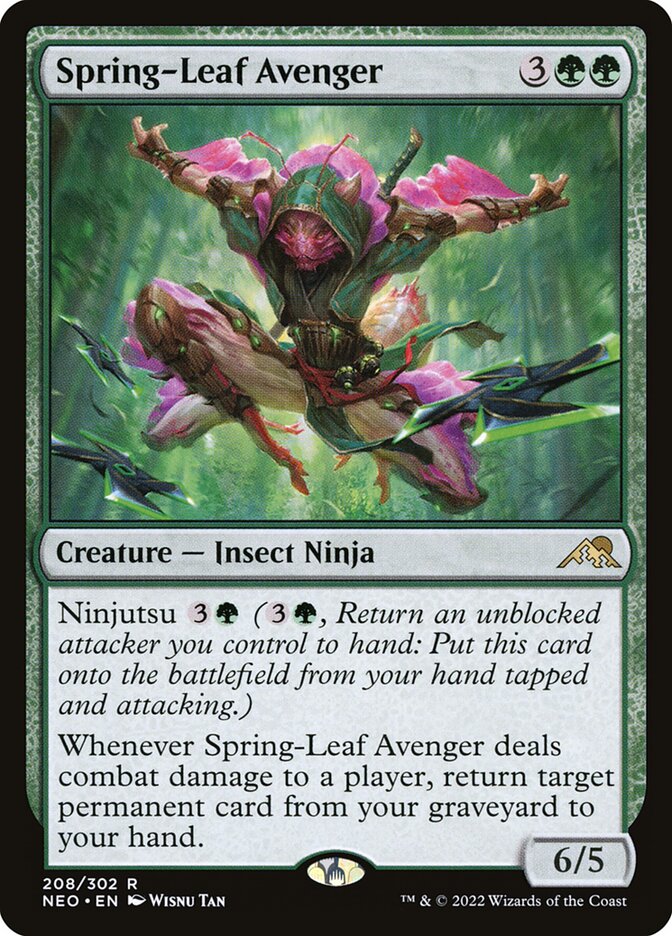 Spring-Leaf Avenger, Kamigawa: neon dynasty Card Art