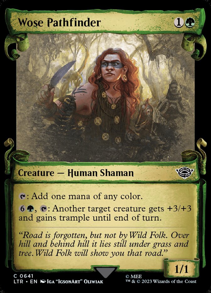 Wose Pathfinder, The lord of the rings: tales of middle-earth Card Art