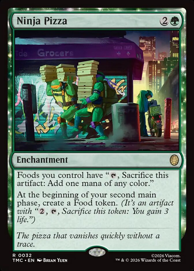 Ninja Pizza, Teenage Mutant Ninja Turtles Eternal Card Art