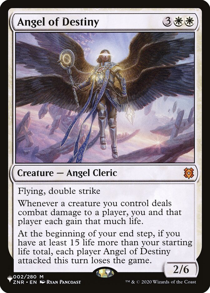 Angel of Destiny, The List Card Art
