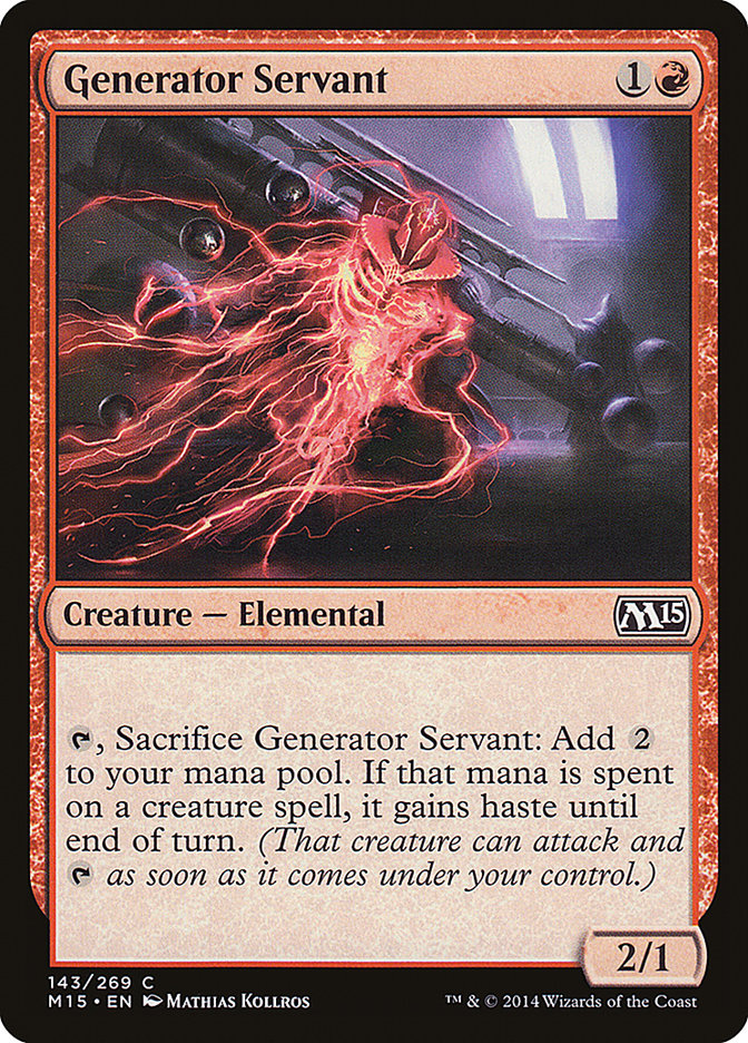 Generator Servant, Magic 2015 Card Art