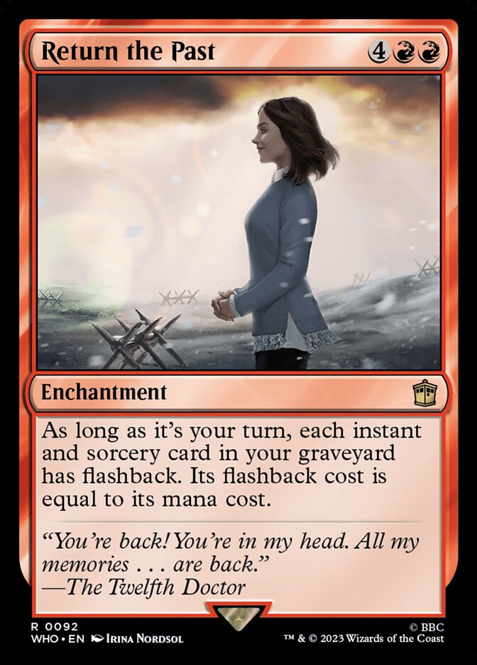Return the Past, Doctor Who Card Art
