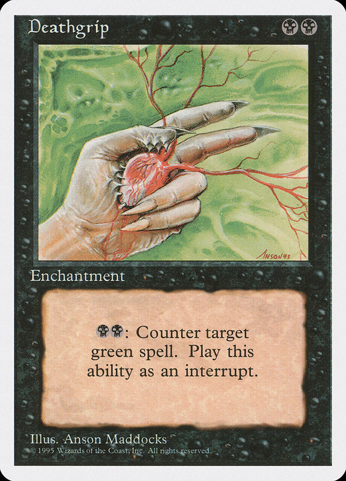 Deathgrip, Fourth edition Card Art