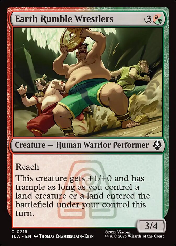 Earth Rumble Wrestlers, Avatar: The Last Airbender Card Art