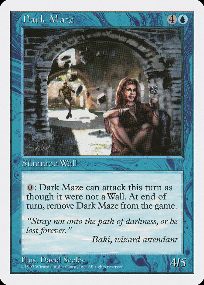 Dark Maze, Fifth edition Card Art