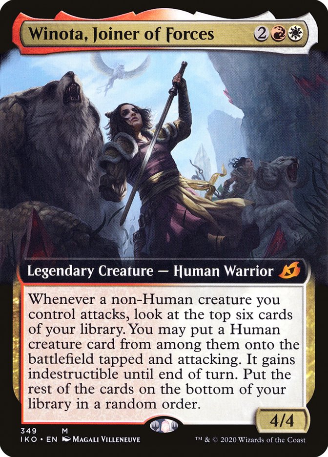 Winota, Joiner of Forces, Ikoria: Lair Of Behemoths Card Art