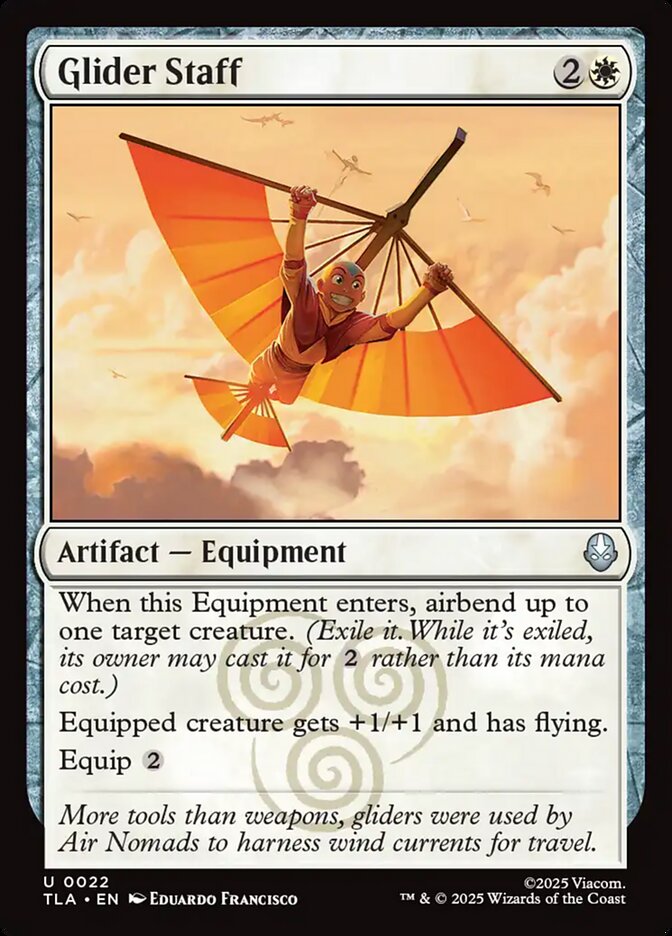 Glider Staff, Avatar: The Last Airbender Card Art