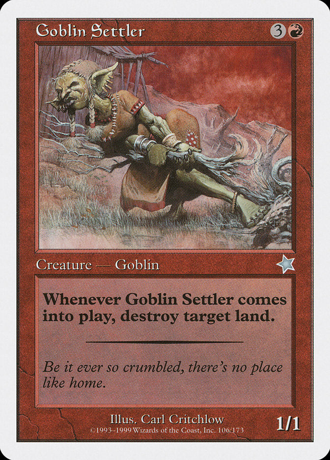 Goblin Settler, Starter 1999 Card Art