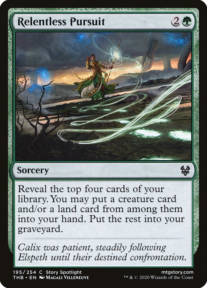 Relentless Pursuit, Theros beyond death Card Art