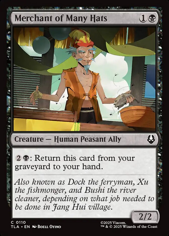 Merchant of Many Hats, Avatar: The Last Airbender Card Art