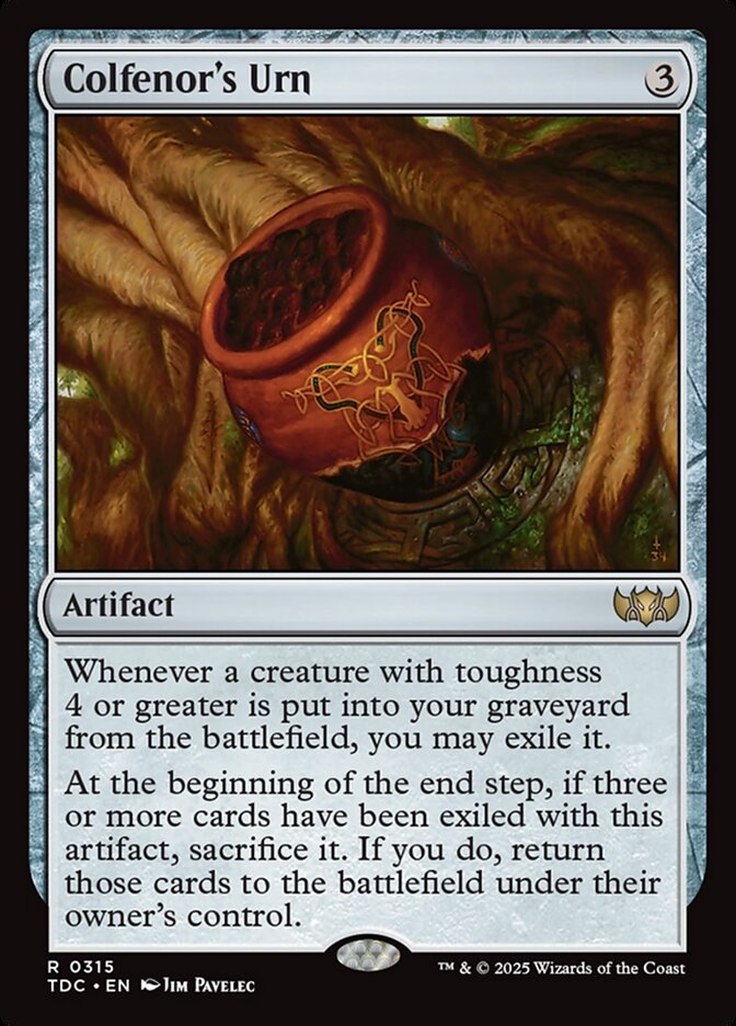 Colfenor's Urn, Tarkir: dragonstorm commander Card Art