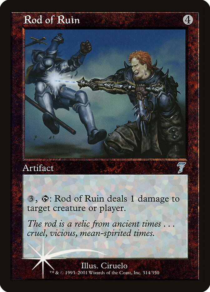 Rod of Ruin, Seventh Edition Card Art