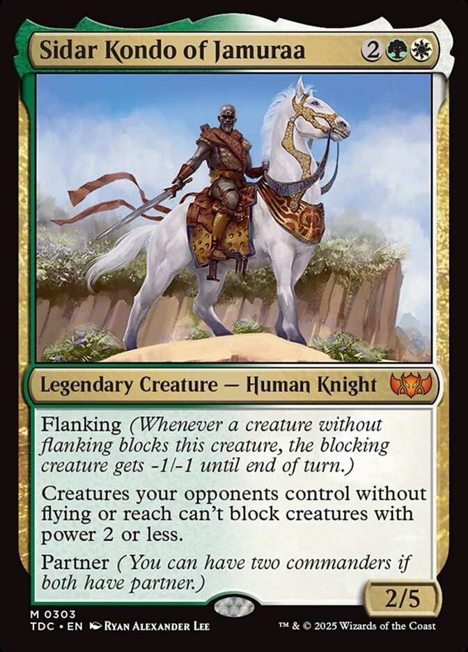 Sidar Kondo of Jamuraa, Tarkir: Dragonstorm Commander Card Art