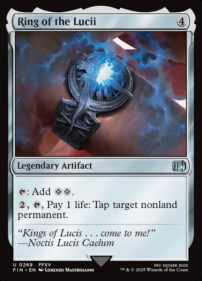 Ring of the Lucii, Final fantasy Card Art