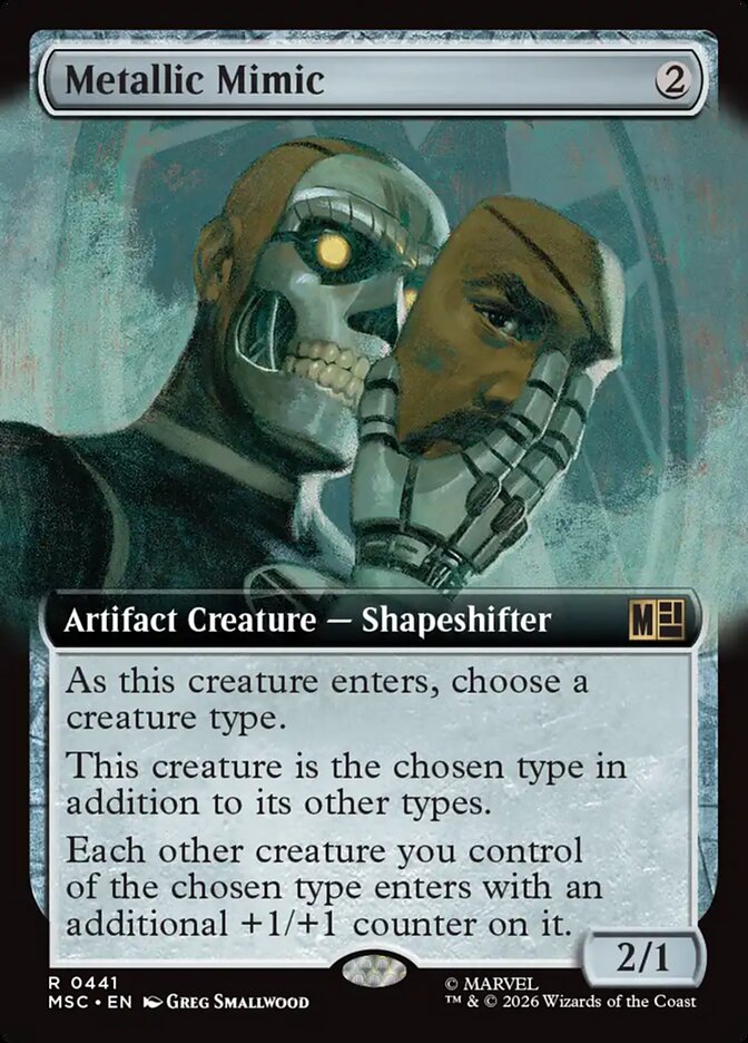 Metallic Mimic, Marvel Super Heroes Commander Card Art