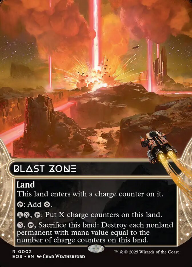Blast Zone, Edge Of Eternities: Stellar Sights Card Art