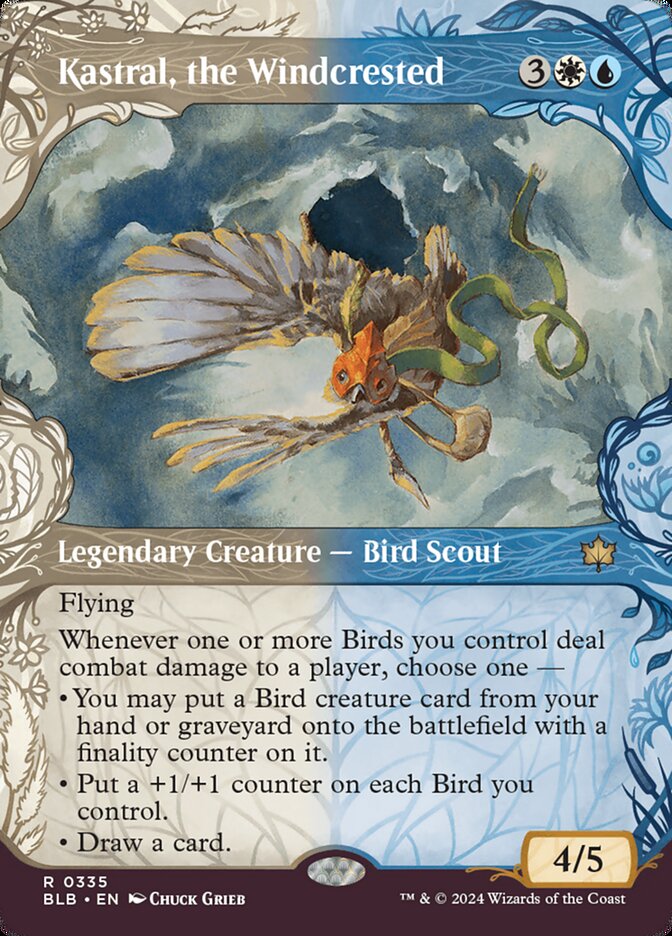 Kastral, the Windcrested, Bloomburrow Card Art