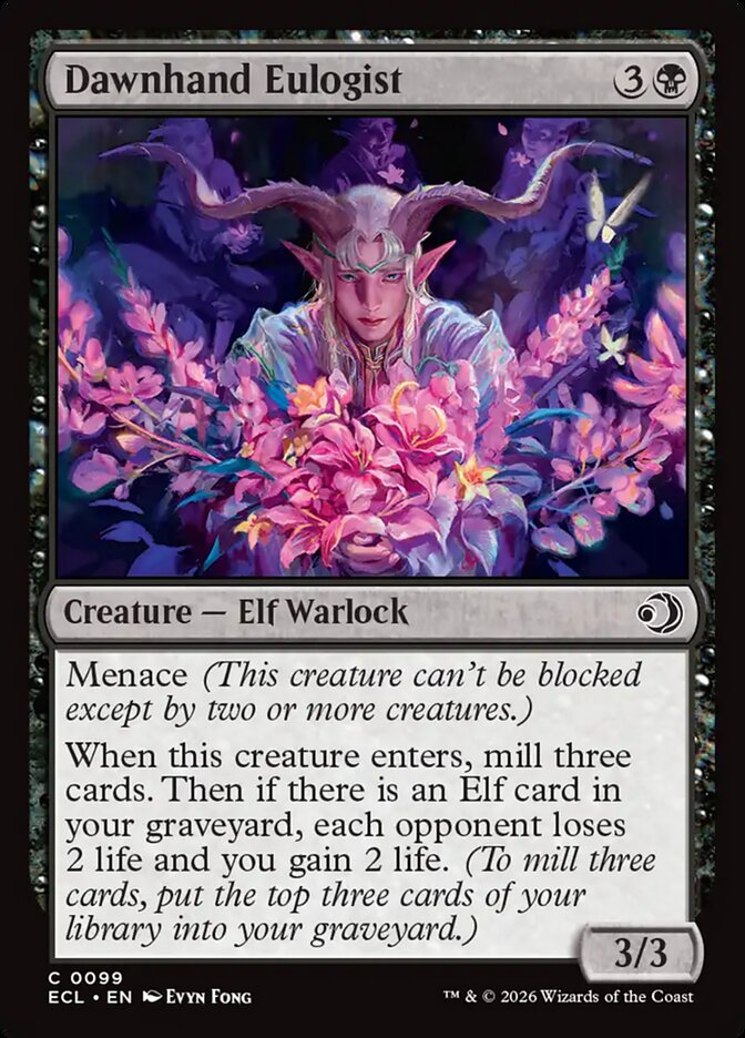 Dawnhand Eulogist, Lorwyn Eclipsed Card Art