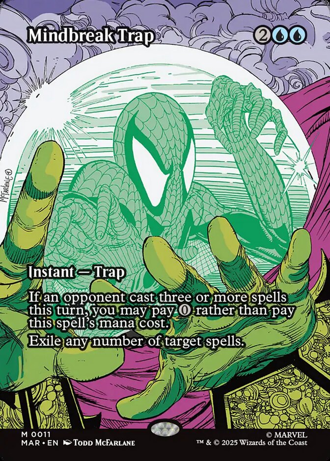 Mindbreak Trap, Marvel Universe Card Art