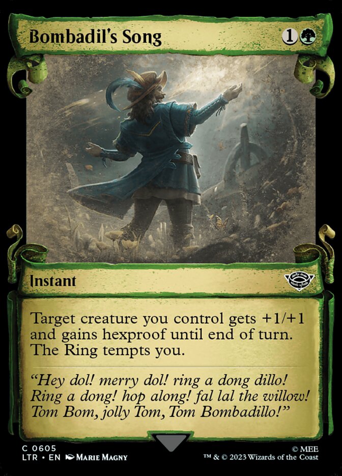 Bombadil's Song, The lord of the rings: tales of middle-earth Card Art