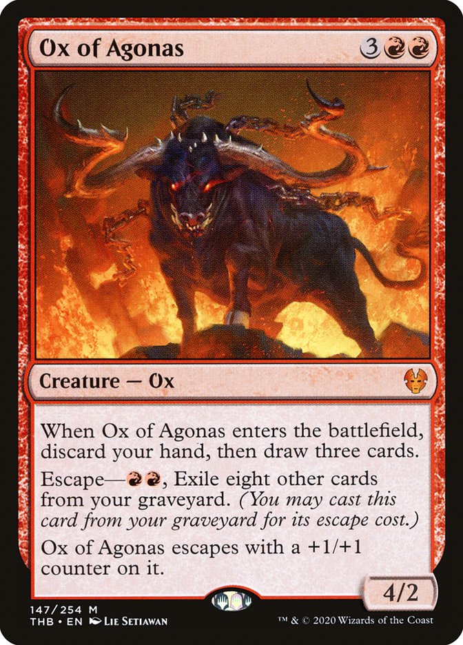 Ox of Agonas, Theros beyond death Card Art