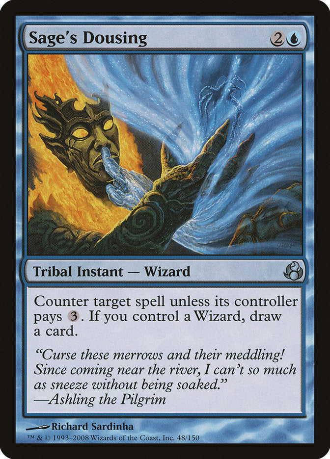 Sage's Dousing, Morningtide Card Art