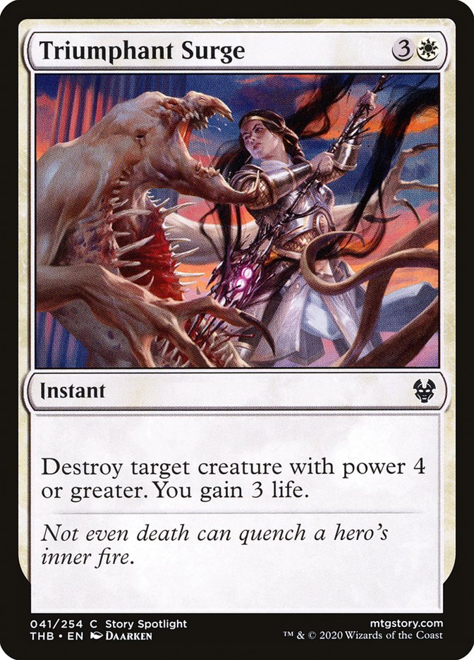 Triumphant Surge, Theros beyond death Card Art