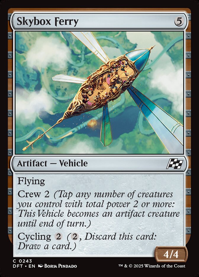 Skybox Ferry, Aetherdrift Card Art