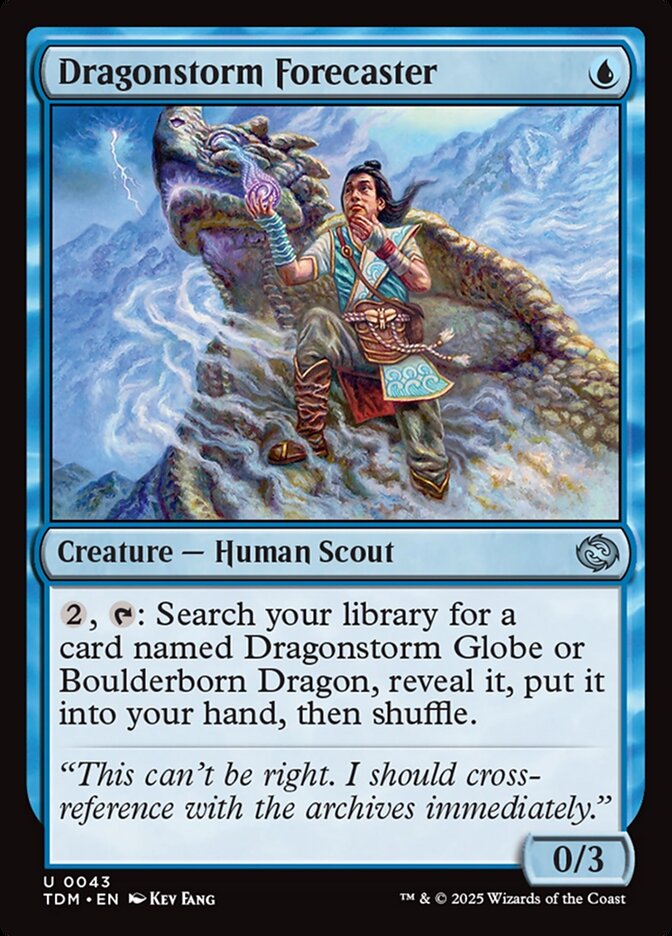 Dragonstorm Forecaster, Tarkir: dragonstorm Card Art