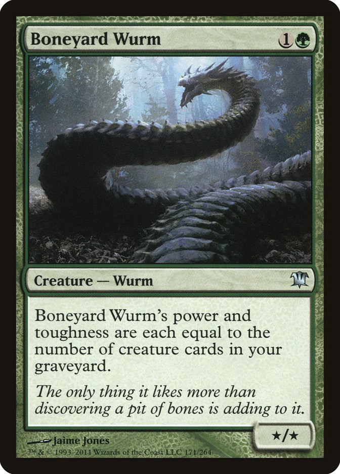 Boneyard Wurm, Innistrad Card Art