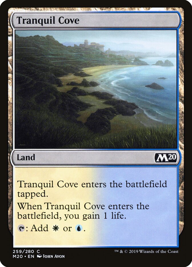 Tranquil Cove, Core Set 2020 Card Art