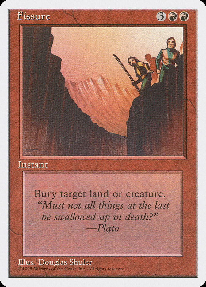 Fissure, Fourth edition Card Art