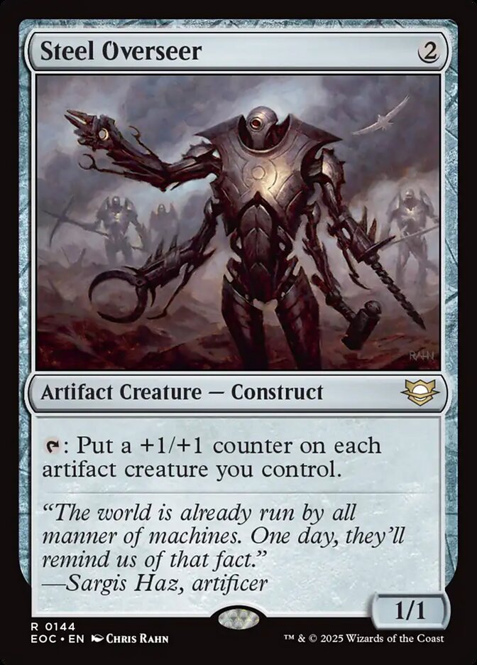 Steel Overseer, Edge Of Eternities Commander Card Art