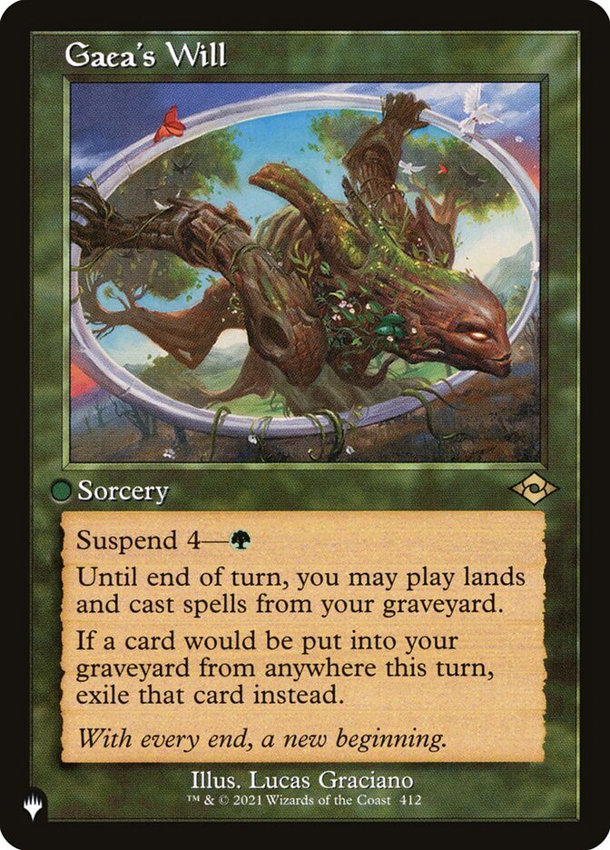 Gaea's Will, The list Card Art