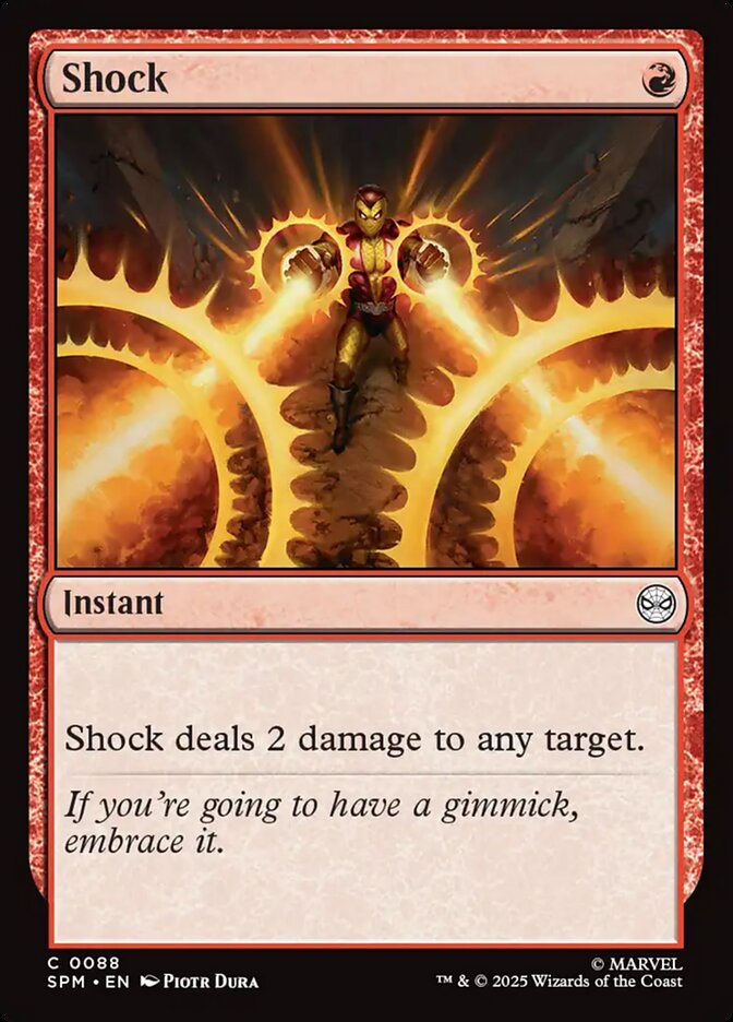 Shock, Marvel'S Spider-Man Card Art