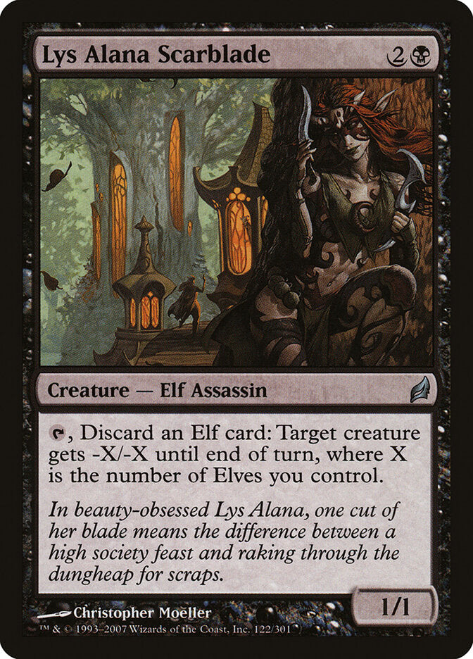 Lys Alana Scarblade, Lorwyn Card Art