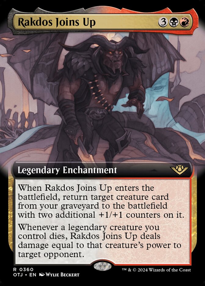 Rakdos Joins Up, Outlaws of thunder junction Card Art