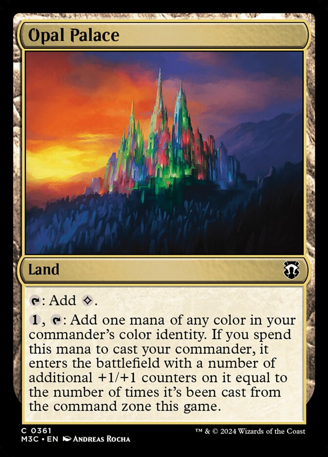 Opal Palace, Modern Horizons 3 Commander Card Art
