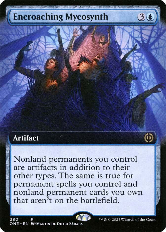 Encroaching Mycosynth, Phyrexia: all will be one Card Art