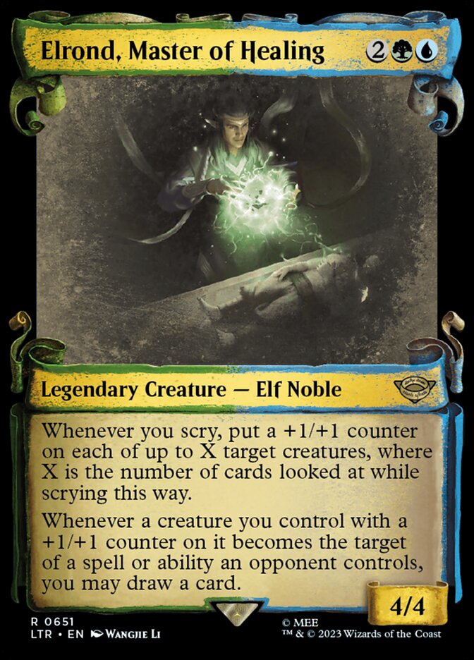 Elrond, Master of Healing, The Lord Of The Rings: Tales Of Middle-Earth Card Art
