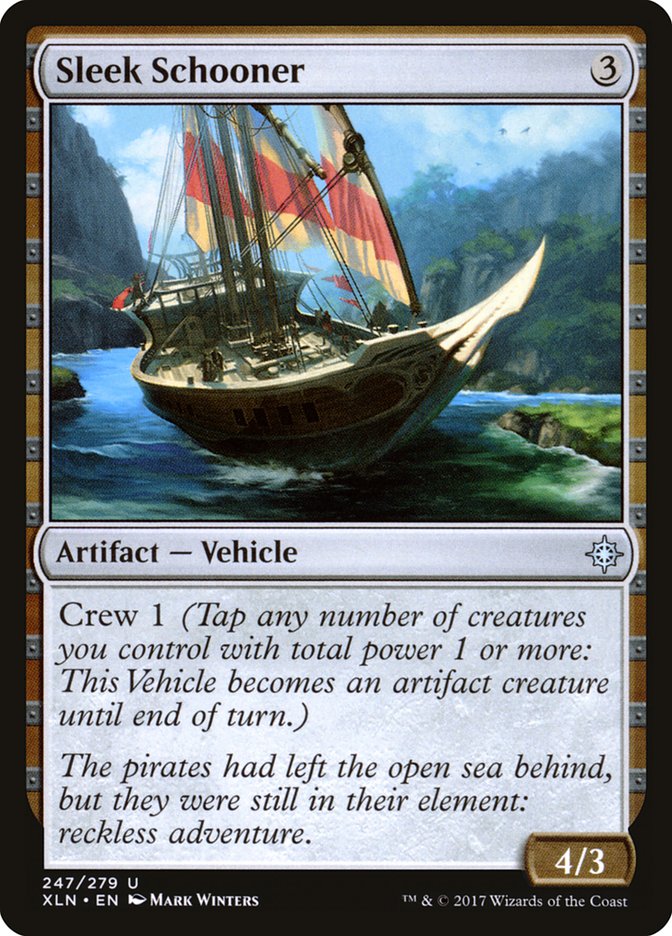 Sleek Schooner, Ixalan Card Art