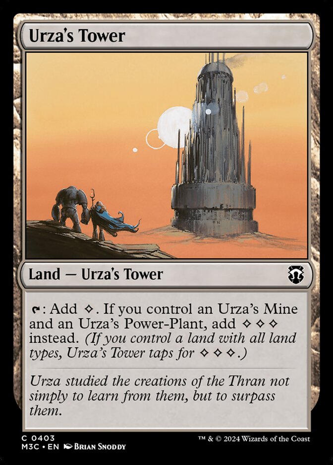 Urza's Tower, Modern Horizons 3 Commander Card Art