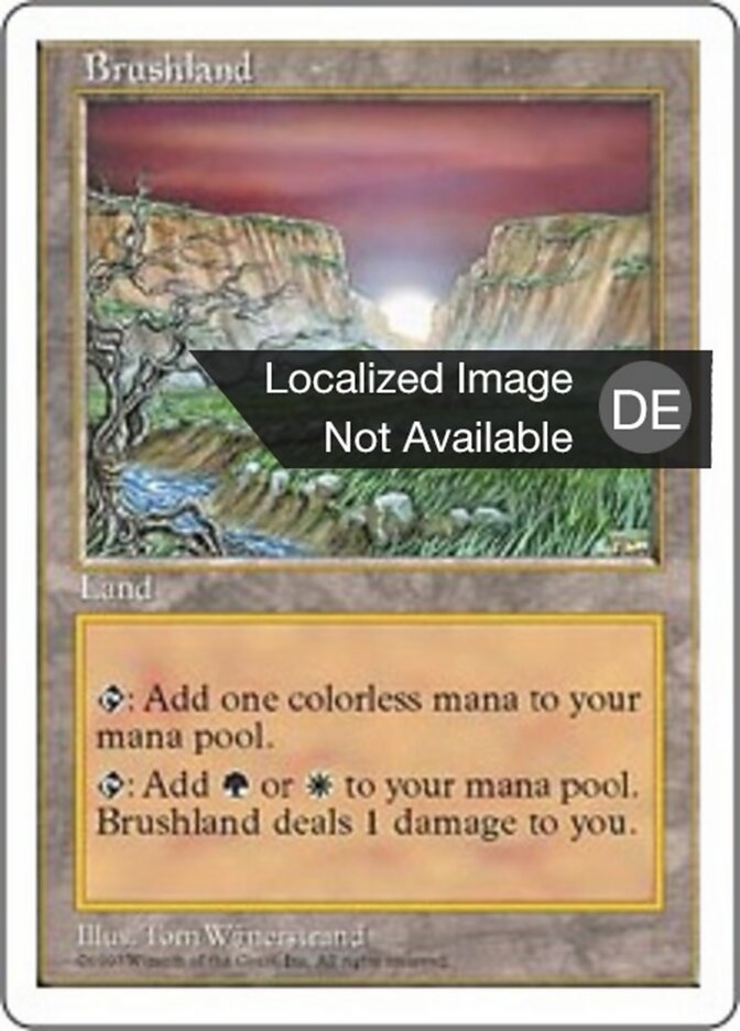Brushland, Fifth Edition Card Art