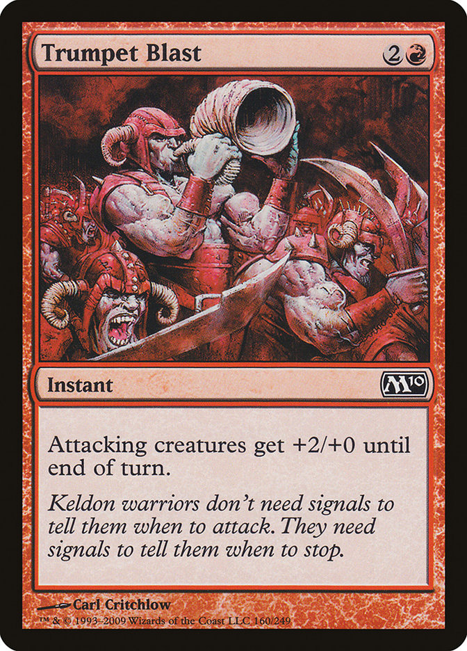 Trumpet Blast, Magic 2010 Card Art