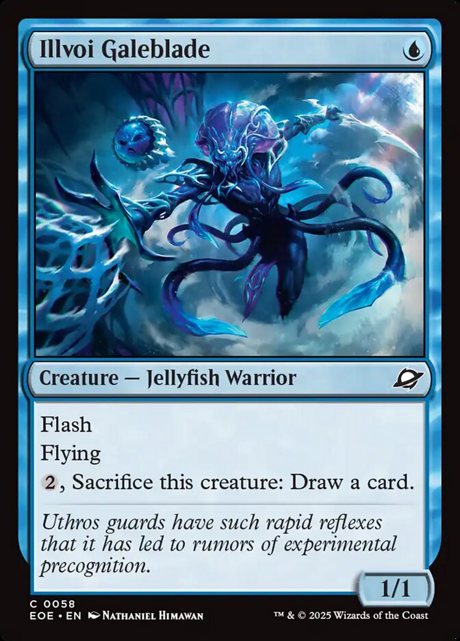 Illvoi Galeblade, Edge Of Eternities Card Art