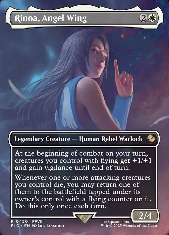 Rinoa, Angel Wing, Final Fantasy Commander Card Art