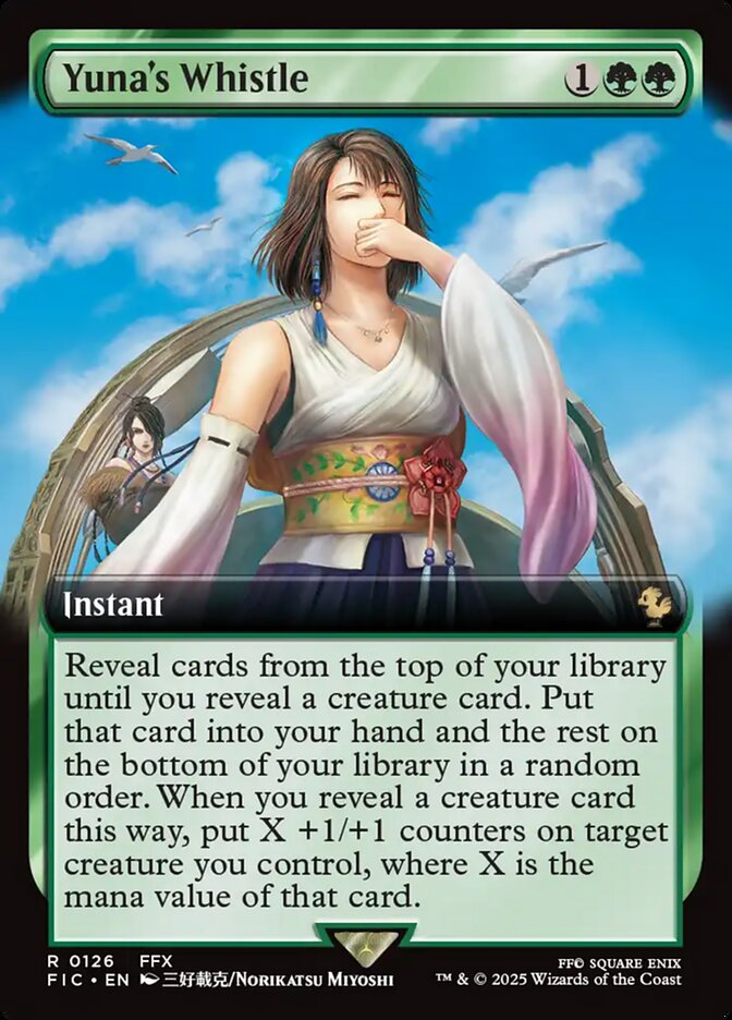 Yuna's Whistle, Final fantasy commander Card Art