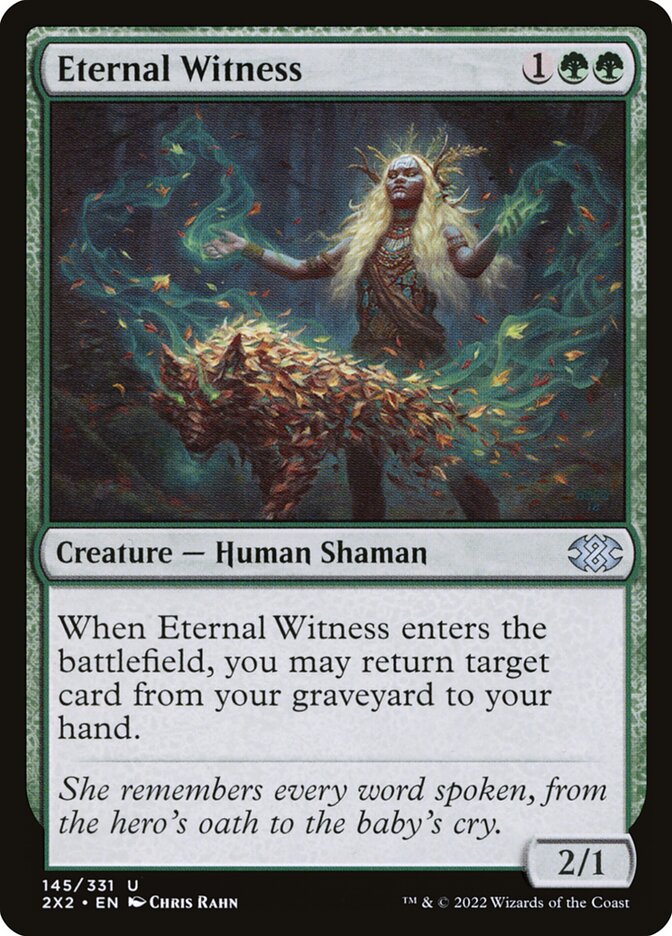 Eternal Witness, Double Masters 2022 Card Art