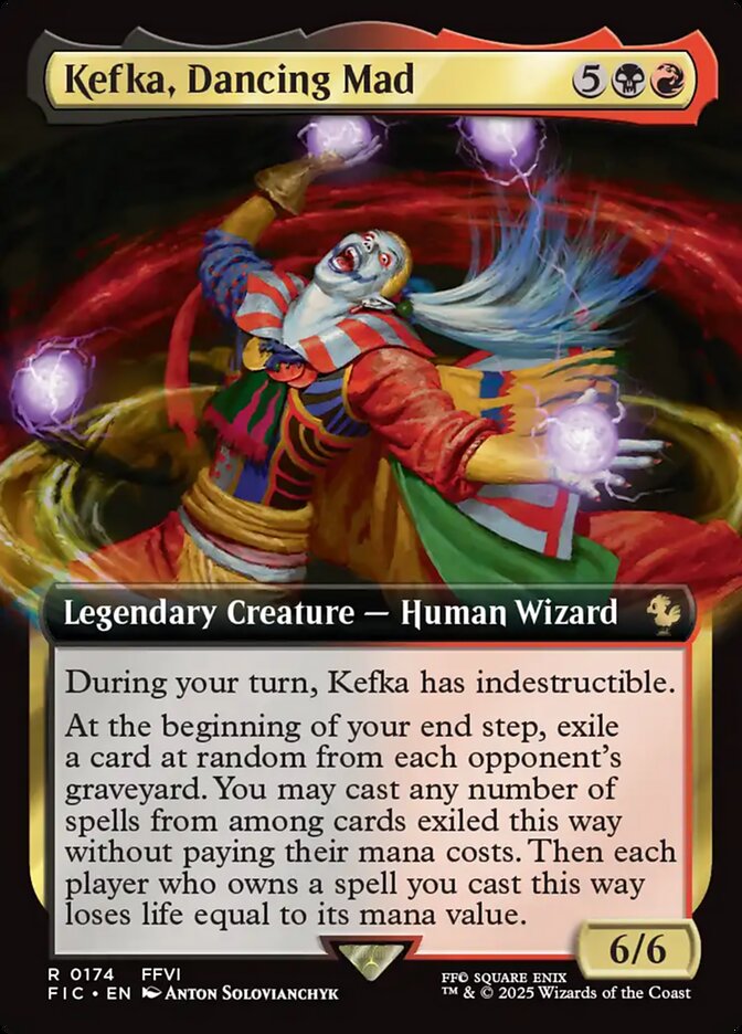 Kefka, Dancing Mad, Final fantasy commander Card Art