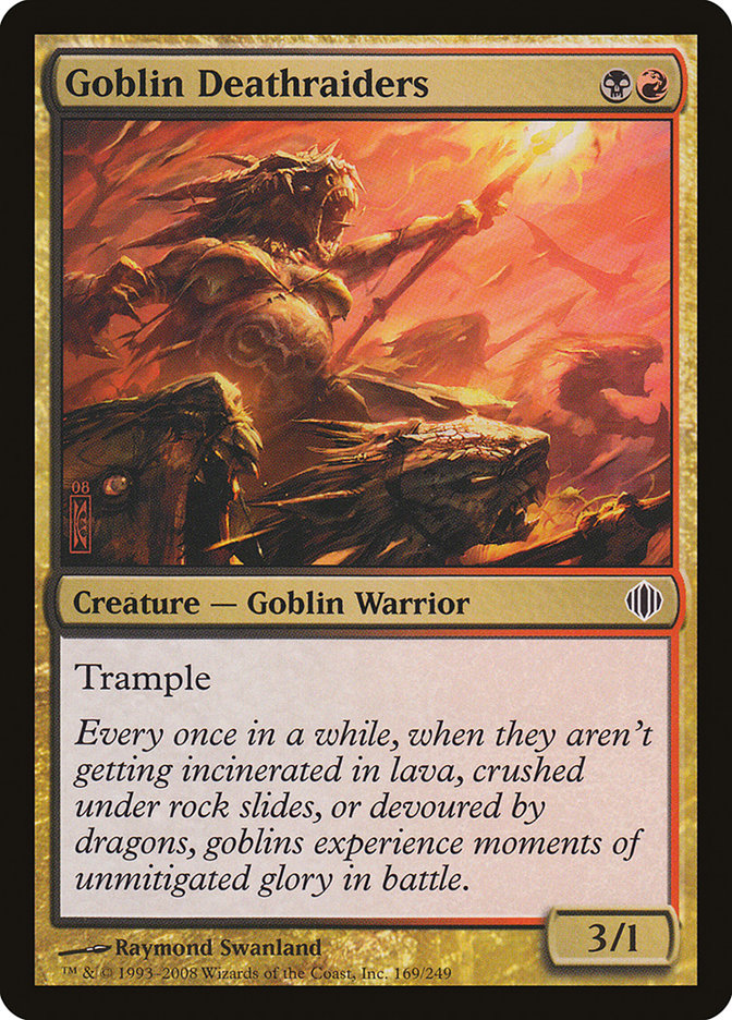 Goblin Deathraiders, Shards of alara Card Art
